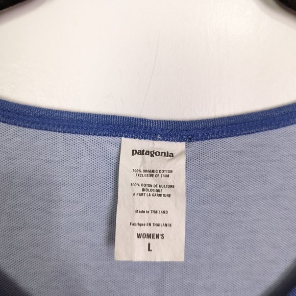 Patagonia Scoop Neck Organic Cotton Tee Size L - Picture 4 of 5
